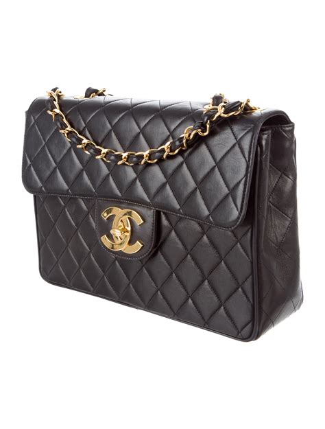 chanel large flap bag|authentic chanel classic flap bag.